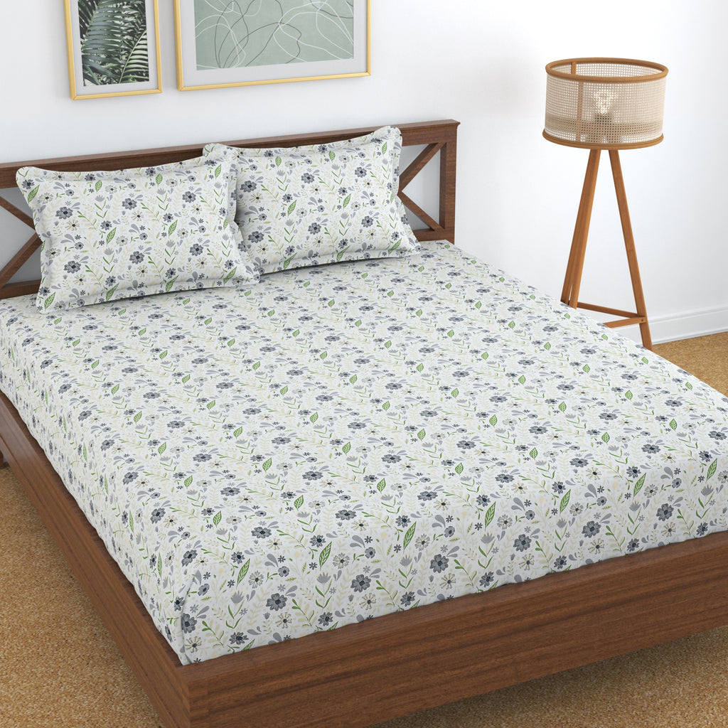 South Cotton 100% Cotton Double Bedsheet – Soft, Breathable & Skin-Friendly
